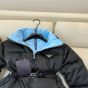 Prada Re-Nylon Gabardine hooded down coat