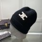 Celine TRIOMPHE BEANIE IN SEAMLESS CASHMERE