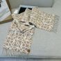 LOEWE Anagram scarf in alpaca and wool