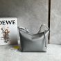 LOEWE Small Cubi crossbody bag in supple smooth calfskin and jacquard