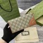 Gucci GG Emblem continental wallet