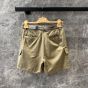 MIU MIU Garment-dyed cotton satin shorts