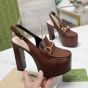 Gucci Women's Horsebit platform loafer slingback
