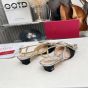 Valentino BOWOW SLINGBACK PUMPS IN MOIRÈ FABRIC