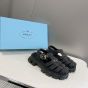 Prada Monolith crochet cage sandals
