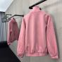 LV Monogram Debossed Leather Tracksuit Jacket