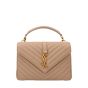 YSL COLLEGE MEDIUM IN QUILTED LEATHER