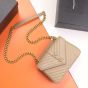 YSL COLLEGE MEDIUM IN QUILTED LEATHER