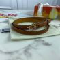 LOEWE Anagram belt in pebble grain calfskin