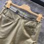 MIU MIU Garment-dyed cotton satin shorts