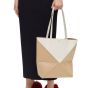 LOEWE Puzzle Fold Tote in shiny calfskin