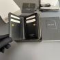 YSL CASSANDRE MATELASSÉ compact zip around wallet in grain de poudre leather