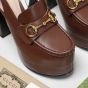 Gucci Women's Horsebit platform loafer slingback