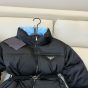 Prada Re-Nylon Gabardine hooded down coat