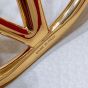 Valentino VLOGO SIGNATURE SHINY CALFSKIN BELT WITH CHAIN