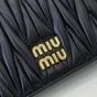 MIU MIU Small matelassé nappa leather wallet
