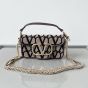 SMALL VALENTINO GARAVANI LOCÒ TOILE ICONOGRAPHE SHOULDER BAG