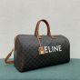 LARGE VOYAGE BAG IN TRIOMPHE CANVAS WITH CELINE PRINT