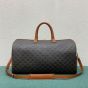 LARGE VOYAGE BAG IN TRIOMPHE CANVAS WITH CELINE PRINT