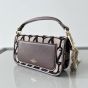 SMALL VALENTINO GARAVANI LOCÒ TOILE ICONOGRAPHE SHOULDER BAG