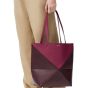 LOEWE Puzzle Fold Tote in shiny calfskin