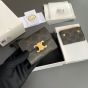 Celine COMPACT WALLET WITH COIN TRIOMPHE IN TRIOMPHE CANVAS