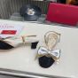 Valentino BOWOW SLINGBACK PUMPS IN MOIRÈ FABRIC