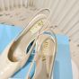 Prada Patent leather slingback pumps