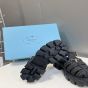 Prada Monolith crochet cage sandals