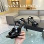 YSL TRIBUTE platform sandals in patent leather