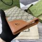 Gucci GG Emblem continental wallet