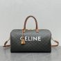 MEDIUM TRAVEL BAG IN TRIOMPHE CANVAS WITH CELINE PRINT