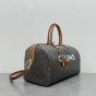MEDIUM TRAVEL BAG IN TRIOMPHE CANVAS WITH CELINE PRINT