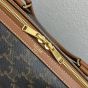 MEDIUM TRAVEL BAG IN TRIOMPHE CANVAS WITH CELINE PRINT
