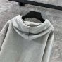 Celine troubadour loose hoodie in cotton fleece