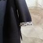 LV Shearling Collar Wrap Coat