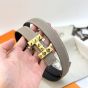 Hermès H Infini belt buckle & Reversible leather strap 24 mm