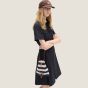 MIU MIU Striped fabric drawstring pouch