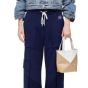 LOEWE Mini Puzzle Fold Tote in shiny calfskin