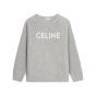 oversized celine sweater in ribbed wool