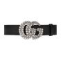 Gucci GG Marmont wide belt with crystals