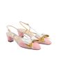 Valentino BOWOW SLINGBACK PUMPS IN MOIRÈ FABRIC