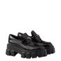 Prada Monolith patent leather loafers