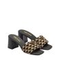 Prada Embroidered fabric sandals