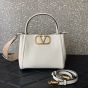 VALENTINO GARAVANI ALLTIME SMALL HANDBAG IN GRAINY CALFSKIN