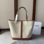 Celine MEDIUM CABAS IN TRIOMPHE CANVAS AND CALFSKIN