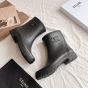 MID CELINE RAIN BOOTS in Natural Rubber