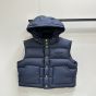 Celine oversized sleeveless down jacket in lightweight nylon