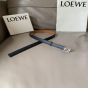 LOEWE Anagram belt in pebble grain calfskin