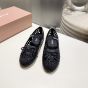 MIU MIU Woven nappa leather ballerinas